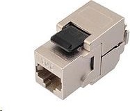 Solarix 10G samorezný keystone CAT6A STP RJ45 SXKJ-10G-STP-BK-SA