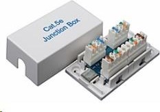 Solarix CAT5E UTP 8p8c LSA+/Krone KRJ45-VEB5 prepojovacia skrinka