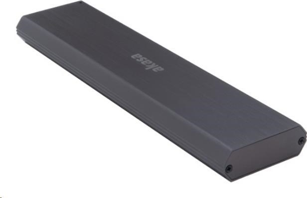 Externý box AKASA pre M.2 PCIe NVMe SSD, USB 3.1 Gen 2 Superspeed+ (podporuje 2242, 2260 a 2280), 10 Gb/s, hliník