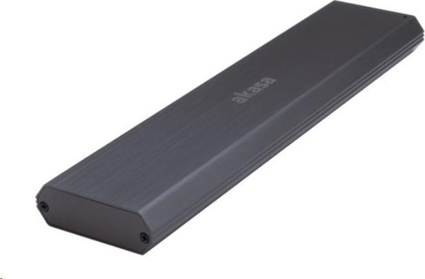 Externý box AKASA pre M.2 PCIe NVMe SSD, USB 3.1 Gen 2 Superspeed+ (podporuje 2242, 2260 a 2280), 10 Gb/s, hliník