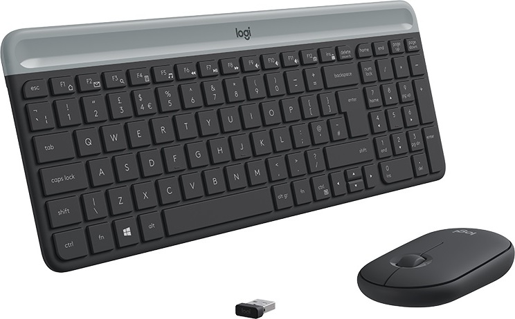 Logitech Wireless Desktop MK470, CZ/SK, čierna