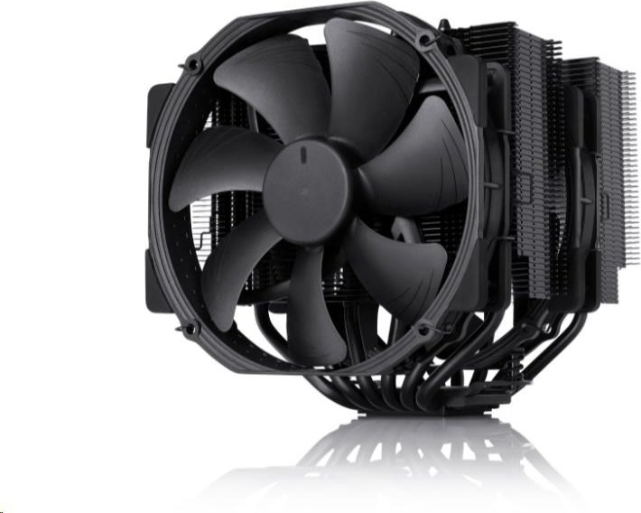 NOCTUA Chladič CPU NH-D15 chromax.black, 2x 140mm, LGA1851, AM5, černá
