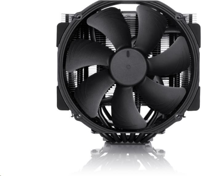 NOCTUA Chladič CPU NH-D15 chromax.black, 2x 140mm, LGA1851, AM5, černá
