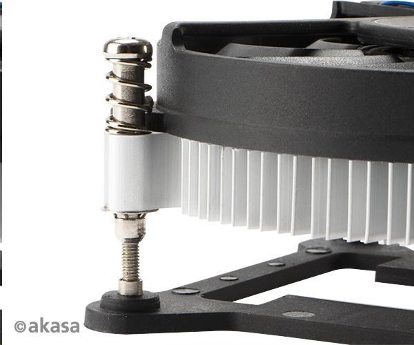Ventilátor AKASA KS12, 95x95x31.8 mm, Intel LGA115X