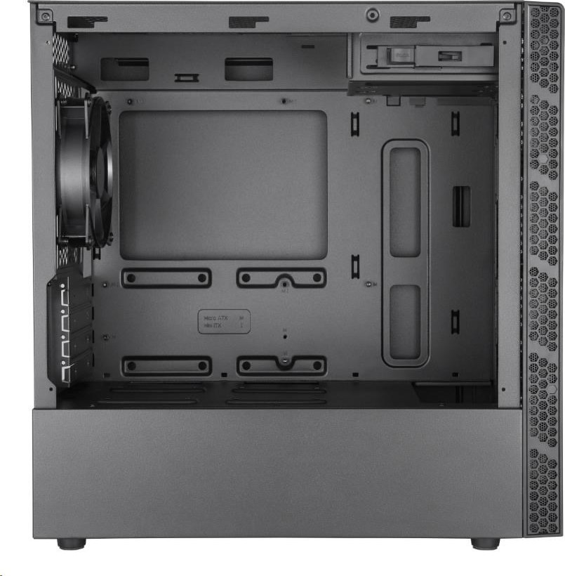 CoolerMaster Cooler Master case MasterBox MB400L ODD, mATX, 1x 120mm Fan, Černá