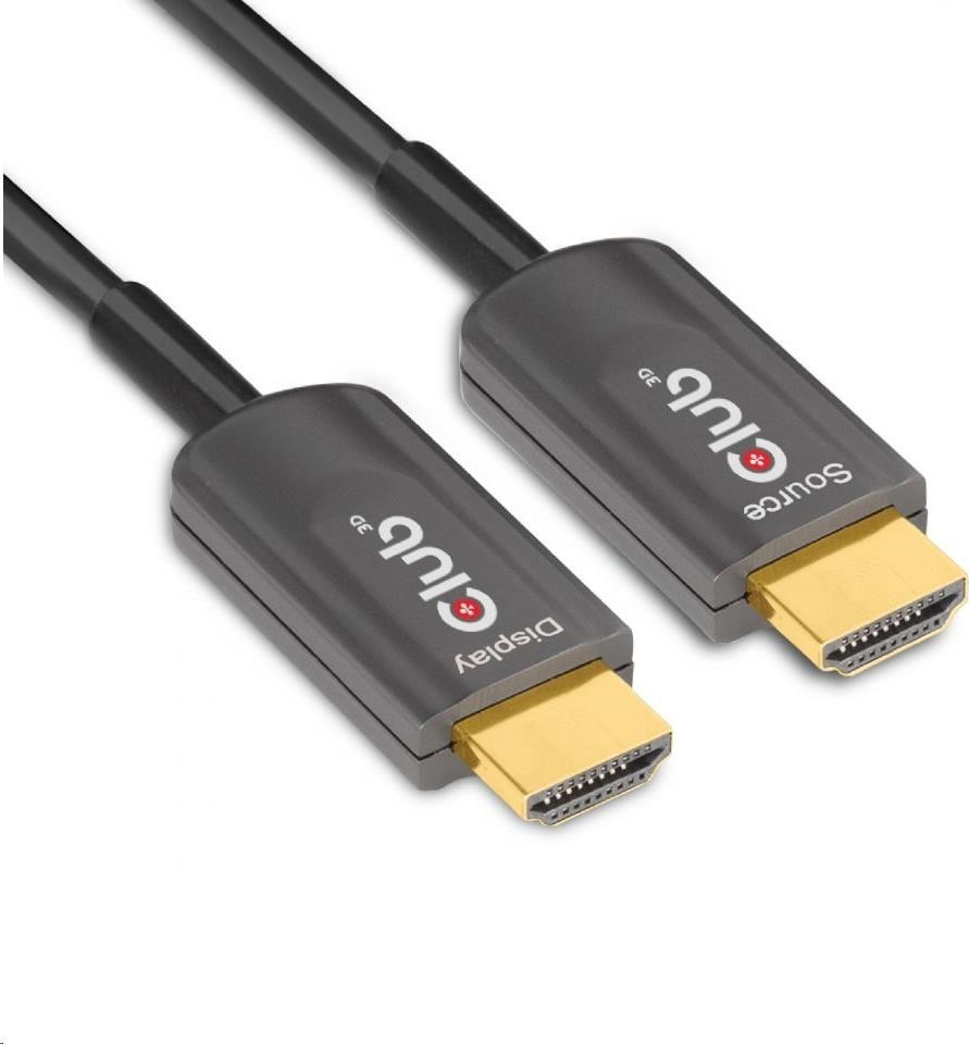 Club 3D Club3D Kabel prodlužovací Ultra Rychlý HDMI™ Certifikovaný AOC kabel 8K60Hz (M/M), 4K120Hz, 20m, černá