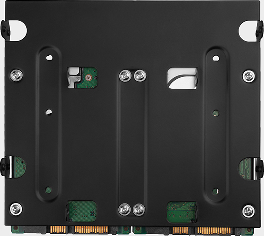 AXAGON RHD-435, kovový rám pre 4x 2.5" alebo 2x 2.5" HDD/SSD a 1x 3.5" HDD na 5.25" pozícia