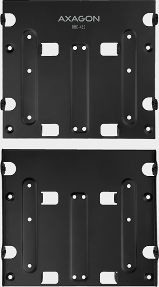 AXAGON RHD-435, kovový rám pre 4x 2.5" alebo 2x 2.5" HDD/SSD a 1x 3.5" HDD na 5.25" pozícia