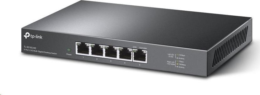 TP-Link switch TL-SG105-M2 (5x2,5GbE, fanless)
