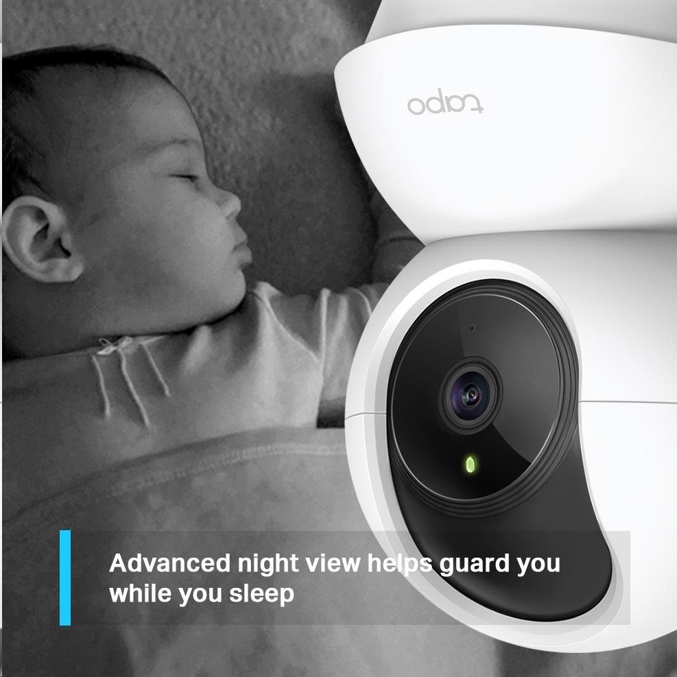 TP-Link Tapo C210 domácí/indoor kamera (3MP, 1296p, IR 10m, WiFi, micro SD card)