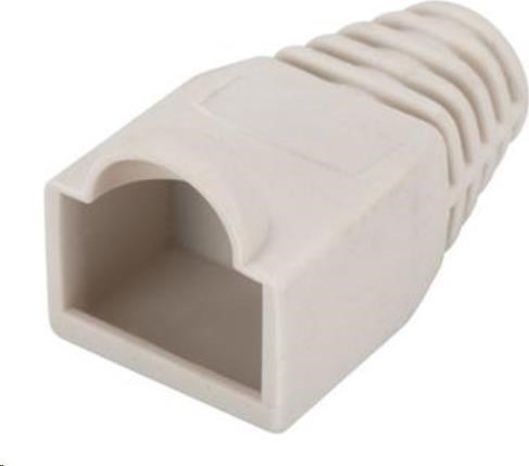 PremiumCord 25ks krytov konektorov RJ45 - sivé