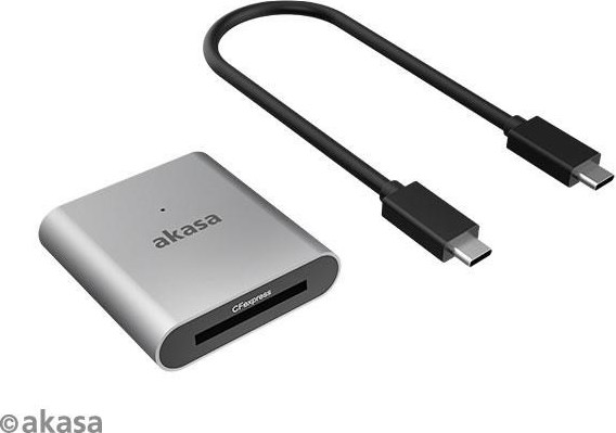 Čítačka kariet AKASA AK-CR-11BK (CFexpress), externá, USB 3.2 Typ C