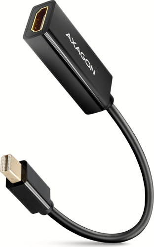 AXAGON RVDM-HI14N, Mini DisplayPort -> HDMI 1.4 redukcia/adaptér, 4K/30Hz