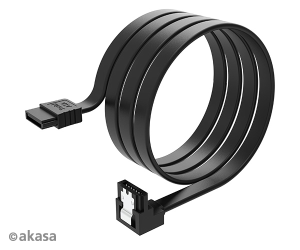 Kábel AKASA SATA3, obdĺžnikový, 100 cm