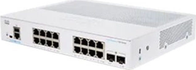 Cisco switch CBS250-16T-2G (16xGbE,2xSFP,fanless) - REFRESH
