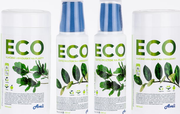 AVELI ECO čistiaci roztok na plasty + handrička