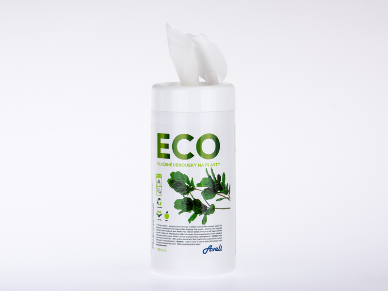 AVELI ECO vlhčené utierky na plasty