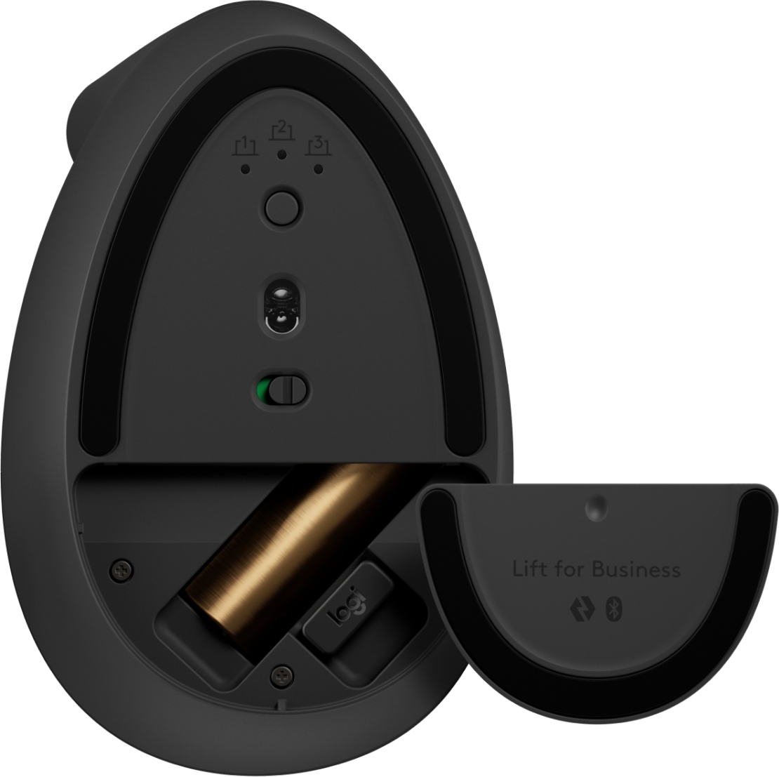 Logitech Wireless Mouse Lift for Business Left, graphite / black