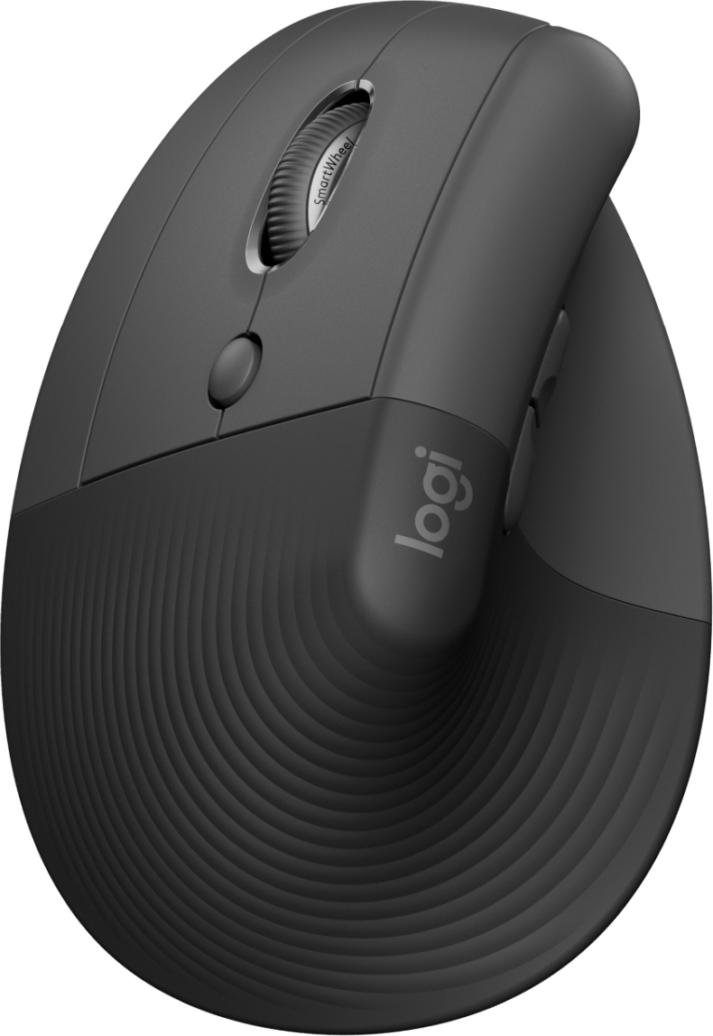 Logitech Wireless Mouse Lift for Business Left, graphite / black