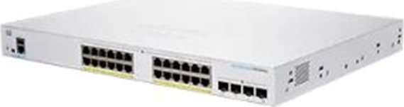 Cisco switch CBS250-24FP-4G (24xGbE,4xSFP,24xPoE+,370W) - REFRESH