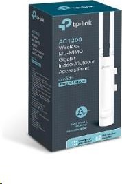 TP-Link EAP225-Outdoor-venkovní OMADA WiFi5 AP (AC1200,2,4GHz/5GHz,1xGbELAN,1xPoE-in)
