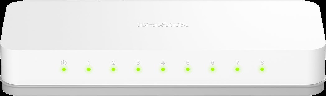 D-Link GO-SW-8E 8portový 10/100 stolový prepínač
