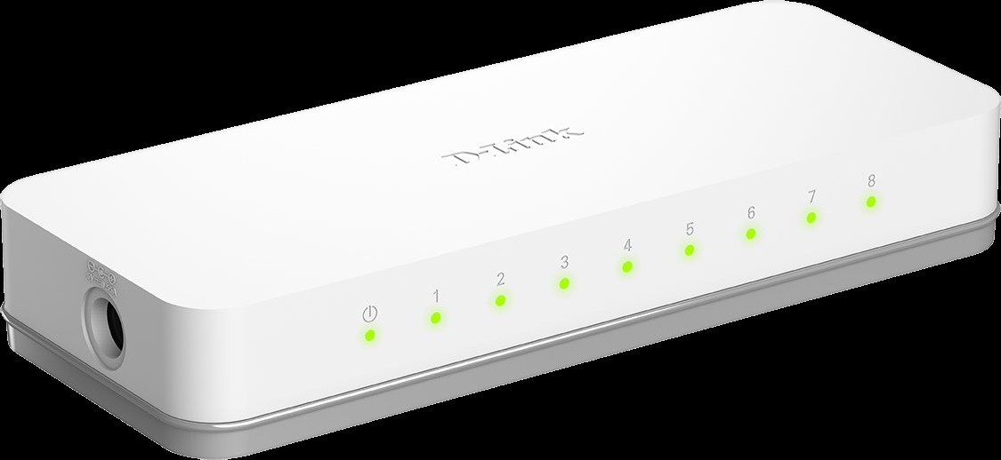 D-Link GO-SW-8E 8portový 10/100 stolový prepínač