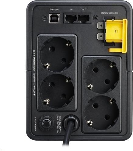 APC Back-UPS 750VA, 230V, AVR, zásuvky Schuko (410W)