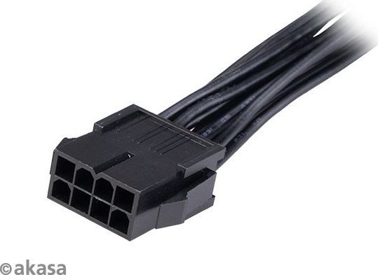 Kábel napájacieho adaptéra AKASA 8-pin na 8+4-pin