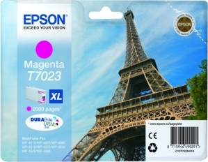 Atramentová lišta EPSON WorkForce-4000/4500 - purpurová XL - 2000 str. (21,3 ml)