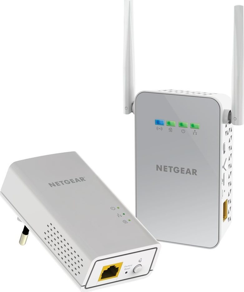 Netgear PLW1000 Powerline 1000 Bundle (1x Powerline WiFi Access Point, 1x Powerline 1000 Adapter)