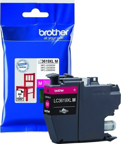 BROTHER INK LC-3619XLM magenta, purpurová - 1300 str./min, J2330, J3530, J3930