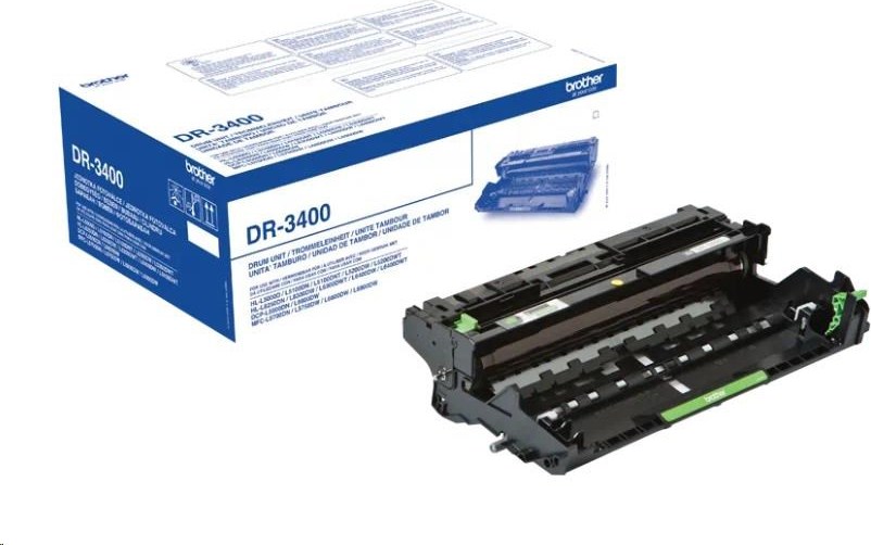 Fotografický valec BROTHER DR-3400 (HL-L5xxx,HL-L6xxx,DCP/MFC-L5xxx, DCP/MFC-L6xxx, do 30 000 str.))