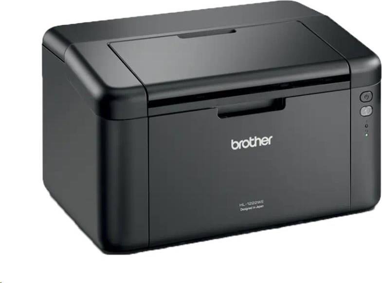 BROTHER tiskárna laserová mono HL-1222WE - A4, 20ppm, 2400x600, 32MB, GDI, USB 2.0, WIFI, 150l, startovací toner 1500str