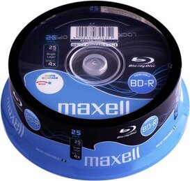 BD-R SL MAXELL 25GB 4X printable 25 cake