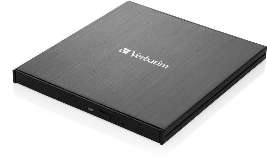 VERBATIM Ultra HD 4K Blu-ray externá slimline napaľovačka (USB 3.1, USB-C) + bezplatné 25GB médium