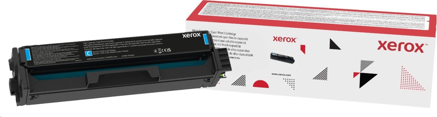 Vysokokapacitná tonerová kazeta Xerox Cyan pre C230/C235 (2500 strán)