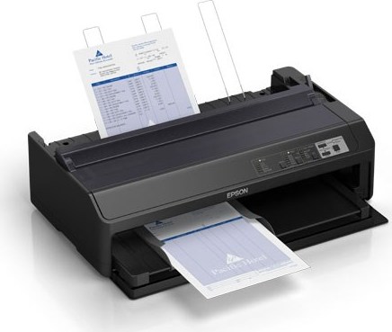 Ihličková tlačiareň EPSON FX-2190IIN, A3, 18 ihiel, vysoká rýchlosť návrhu 612 znakov/s, 1+6 kópií, USB 2.0, ETHERNET