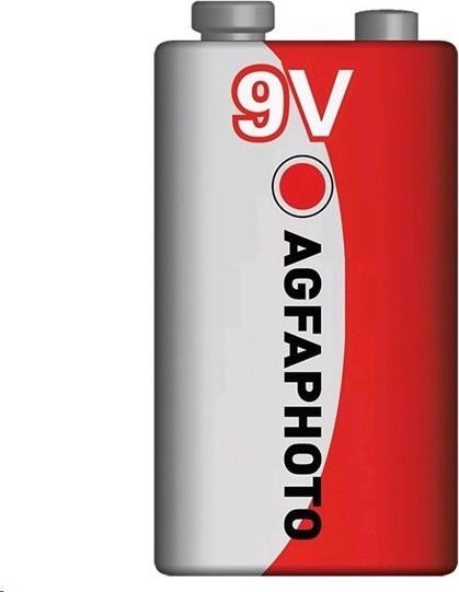 AgfaPhoto zinková baterie 9V, shrink 1ks