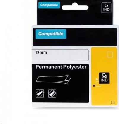 Kompatibilná páska PRINTLINE s DYMO 40914, S0720690, 9 mm x 7 m, modrá tlač / biele pozadie, D1