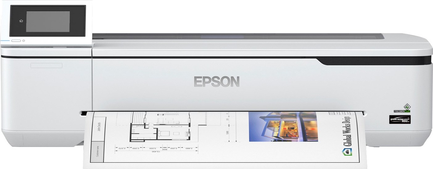 EPSON SureColor SC-T2100 - bezdrôtová tlačiareň (bez stojana), 1.200 x 2.400 dpi, A1, 4 atramenty, USB, LAN, Wi-Fi