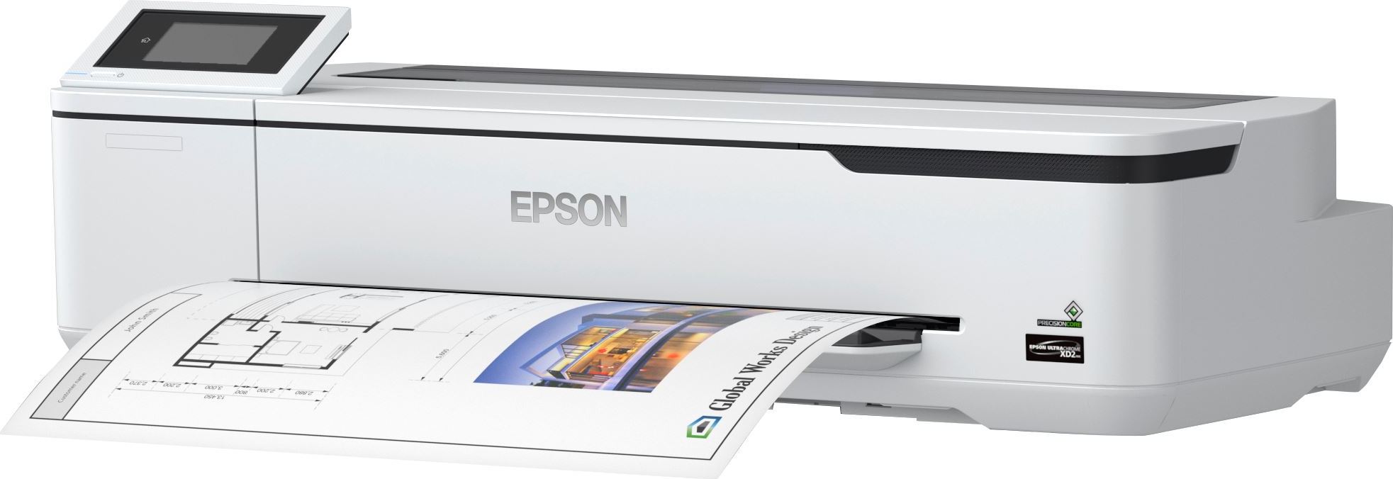 EPSON SureColor SC-T2100 - bezdrôtová tlačiareň (bez stojana), 1.200 x 2.400 dpi, A1, 4 atramenty, USB, LAN, Wi-Fi
