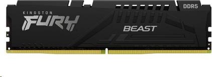 KINGSTON DIMM DDR5 16GB 5600MT/s CL36 FURY Beast Černá EXPO