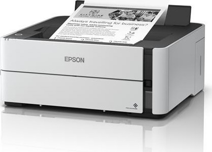 Atramentová tlačiareň EPSON EcoTank Mono M1170, A4, 1200x2400dpi, 39 str./min, USB, duplex, 3 roky záruka po registrácii.