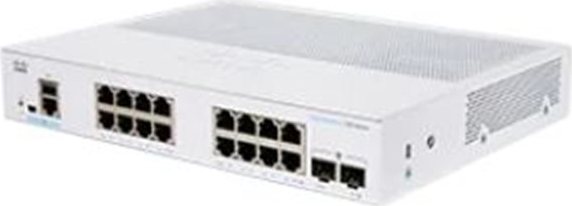 Cisco switch CBS350-16T-E-2G-EU (16xGbE,2xSFP,fanless) - REFRESH