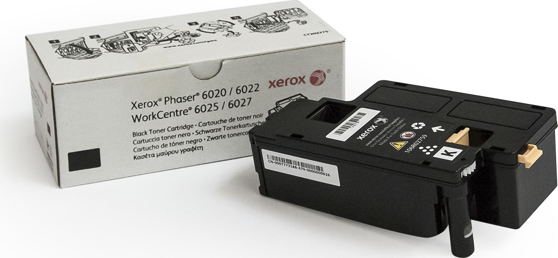 Xerox toner čierny pre Phaser 6020, 6022, WorkCentre 6025, 6027 (2000 ks, čierny)