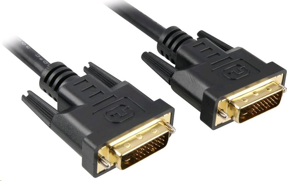 Prepojovací kábel PREMIUMCORD DVI na DVI 10 m (DVI-D, M/M, dual link)