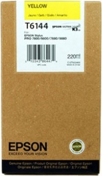 Atramentová tyčinka EPSON Stylus PRO 4000/4400/4450/7600/9600 - žltá (220 ml)