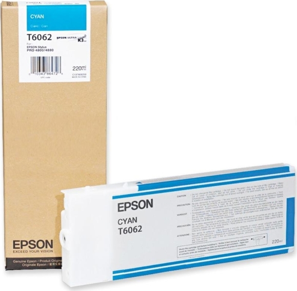 Atramentová tyčinka EPSON Stylus Pro 4800/4880 - azúrová (220 ml)