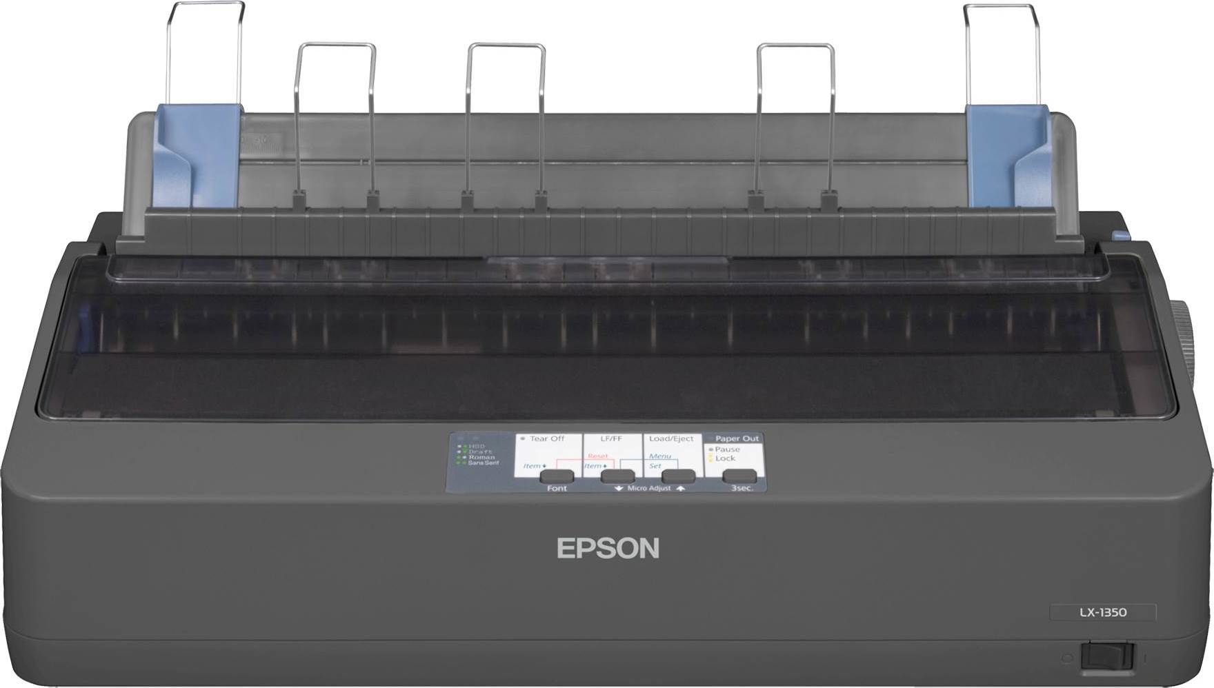 Ihličková tlačiareň EPSON LX-1350, A3, 9 ihiel, 357 znakov za sekundu, 1+4 kópie, USB 2.0, LPT, RS232